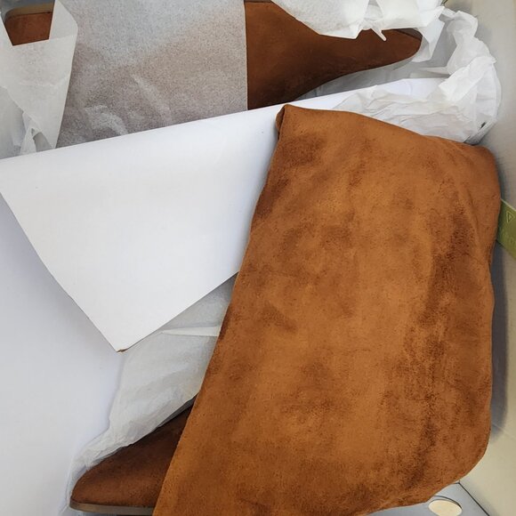 On 34th Womens Gabriellaa Over-The-Kn Cognac Micro 7.5M - A007 - Picture 11 of 13